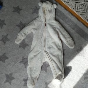 H&M fleece bear bunting